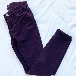 Ann Taylor LOFT Skinny Corduroy Pants 00P 24P